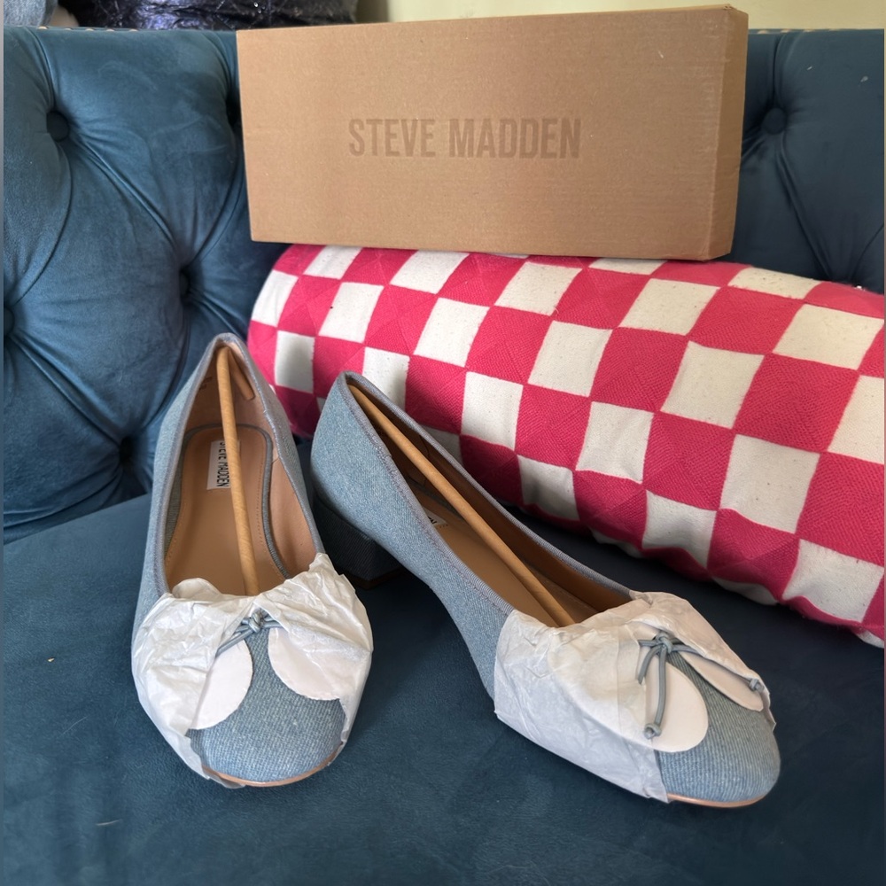 Steve Madden “Cherish” Ballet Flats - Blue Denim - Size 11